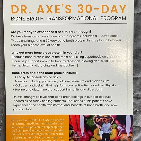 The Longevity Diet Book by Dr. Valter Longo & Bone Broth Breakthrough book - Picture 5 of 6